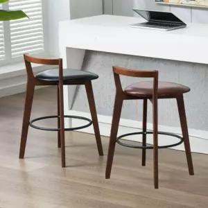 원목 바의자 바텐 등받이 테이블 높은의자 가죽 아일랜드 스탠드 식탁의자