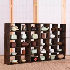 엔틱 옛날찬장 원목 빈티지 그릇장 찻잔장 선반 카페장 레트로 진열장