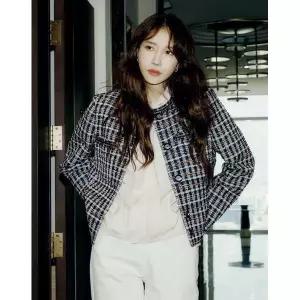 [올리비아로렌]배색 포인트 펜시자켓 VOCFU5S2236_P415927719