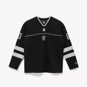 [롯데백화점]뉴에라 NFL 라스베이거스 레이더스 스포츠 롱 슬리브 티셔츠 블랙 14443500