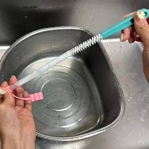 고품질 텀블러 빨대 세척솔 2종 세트 빨대세척솔 빨대솔 젖병세척솔 세척솔 텀블러세척솔 WFIQDJ0