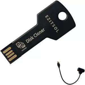 부팅 가능한 USB 키와 USB3.0 SATA 케이블이 포함된 이지솔 디스크 클로닝 키트 - OS 재설치 없이 HDD/SSD