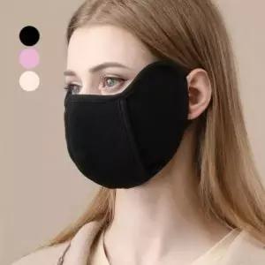 [골드스마일]겨울용 보온 플리스 방한 골프 마스크 뽀글이 얼굴 보호