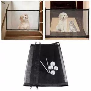 강아지 울타리 애견 펜스 문 닫힘 가드