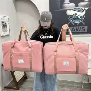 여행용 핸드캐리 백 가벼운 다용도 큰 가방 여행용 보스턴백 캐리어결합 대용량 더스트백