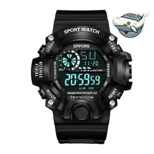 남성 스포츠 시계 방수 기능 조깅 아웃도어 스포츠시계 LED시계 입대준비물 디지털시계