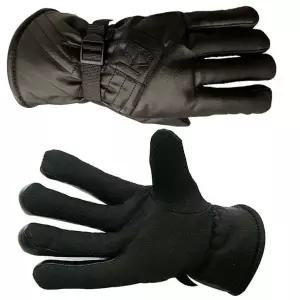 [셀러에이드]겨울 털장갑 미끄럼방지 롱 바이크 장갑 가죽 방한 오토바이장갑