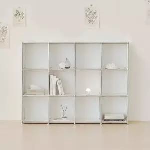 포스트모던 발렌 4X3 미드센츄리 낮은 책장 1600 3단 C3