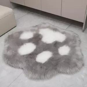 고양이 발바닥 털매트 귀여운 거실 침실 러그 카페트 WFJBV2P
