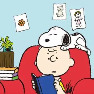 DIY 페인팅 피너츠 스누피 찰리브라운 독서 25X25