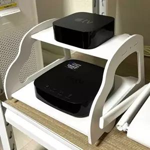 공유기 셋탑박스 정리함 미니 벽선반 거치대 (KYR-WFHOVIH)