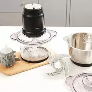 [셀러허브 가전]코멕스980 유리 스텐용기 멀티다지기 분쇄기 2L 믹서