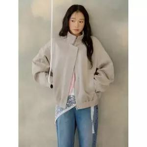 [롯데백화점]올리브데올리브 오버핏 스웨이드 블루종 점퍼 OE6XJ874