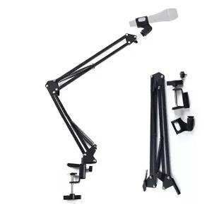 [셀러허브 가전]탁상고정용 2단관절 마이크 거치대 스탠드