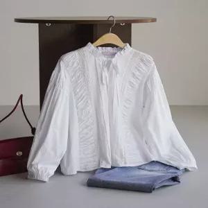 [잇수다랩] 랄라리 프릴 블라우스