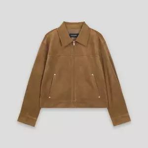 [코데즈컴바인] 블루종 집업 카라넥 스웨이드점퍼 (CLA-LE506W2) [P003757019]