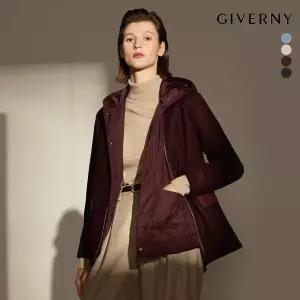 [루시앙]지베르니 여성 케이프 하프코트  패딩 베스트 (8color)