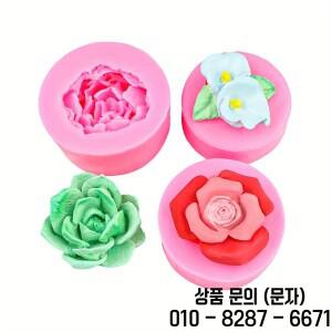 5Pcs 즙이 많은 칼라 릴리 로즈 카네이션 실리콘 비누 캔들 케이크 장식 에폭시 금형