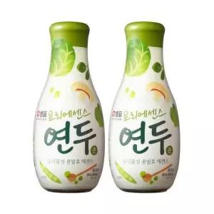 샘표 요리 에센스 연두 순 조미료 찌개 나물 500ml 2개
