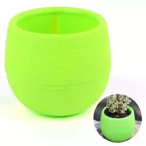 플라스틱화분 가벼운 미니 원형 화분 그린 인테리어 다육이 선인장