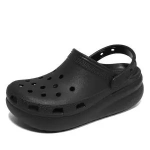 [크록스]큐티 플랫폼 여성 클로그 샌들 슬리퍼 블랙 207708-001 909466