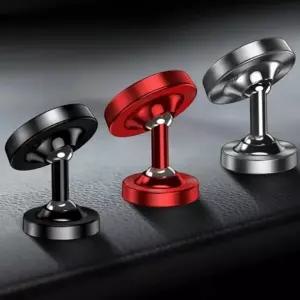 차량용 360도회전 원형 자석 휴대폰 스마트거치대 두가지 디자인 3가지 색상