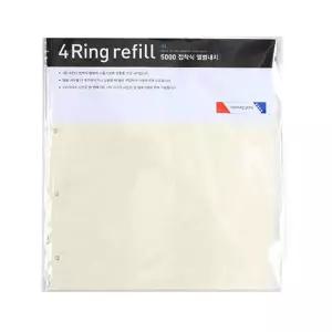 접착식 JB406929 앨범 내지 (5매) X2개 4링 바인더 보충용 리필