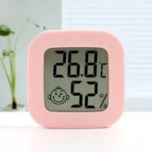 온습도계 파충류온도계 파스텔 미니 디지털 핑크