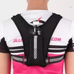 휴대폰 카드 열쇠 소지품 보관 망사 빛반사 야광 헬스 조끼 프론트 찍찍이 오픈클로징 가능