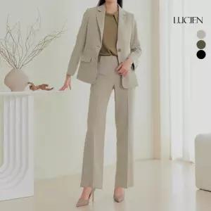 루시앙 클래식 수트 셋업 3종(자켓+블라우스+팬츠)
