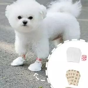 일회용 강아지 신발 산책 강아지 양말 애견 발싸개 위생