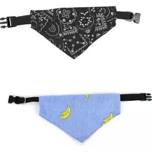 삼각 강아지 스카프 턱받이 애견 스카프 반려동물 폴리에스터