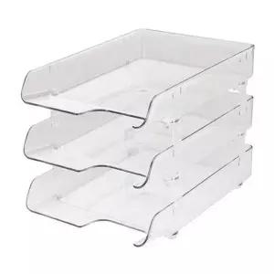 크리스탈3단서류받침(253Wx335Dx253Hmm LS889131 투명)