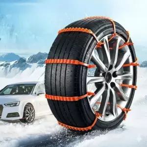 겨울철 차량용 아이스 케이블 타이 눈길 주행 바퀴 고정 장치 일회용 스노우 눈길타이어