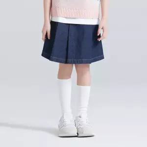 [스파오키즈] [키즈] 데님 플리츠스커트 (SPWHD23KG7-T)