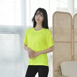 단체유니폼 반티 쿨론 반팔 라운드 단체티셔츠