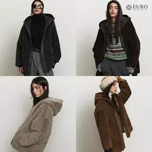 [유로컬렉션] 25FW 호주산 양모100% 후드 하프코트