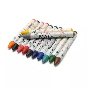 bns MALA 몰라 왁스 크레용 12색 색연필 크레파스 낙서 색칠 놀이 낙서 색칠 놀이