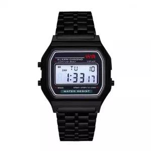 [오너클랜]bns 메탈 전자 스포츠 남성 남자 손목 시계 스퀘어 사각