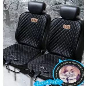 [블루마켓]자동차 전기시트 차량용 겨울 온열시트 12V 전용 캠핑전기담요 차박용품 온열매트
