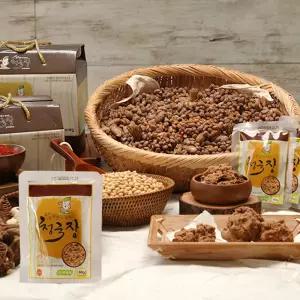 우리 작두콩이 들어간 청국장 60g 15팩 국내산 대두 작두콩 발효 진공 소포장