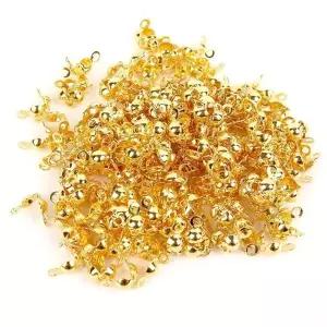 올챙이캡 골드 비즈공예부자재 200개입-WFIV3O6