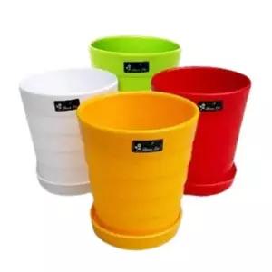 소형 옐로우 다육식물 화분 실내 인테리어 소품 정리용