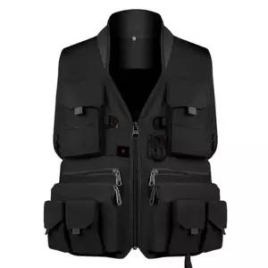 낚시조끼 다용도 멀티 조끼 레저 등산조끼(블랙)