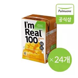 [풀무원][M] 풀무원 아임리얼 100 망고 24개(140ml x 6입 x 4개)
