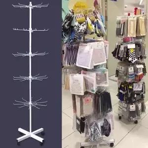 매장 악세사리 스카프 회전 진열대 행거 진열장 앵글 (KYR-W9BBC5B)