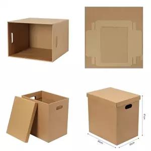 수납박스 DIY 크라프트 종이박스 40x30cm 서류보관 (KYR-WC13606)