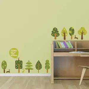 래빗포레스트 디자인스티커 시트지 벽지 포인트스티커