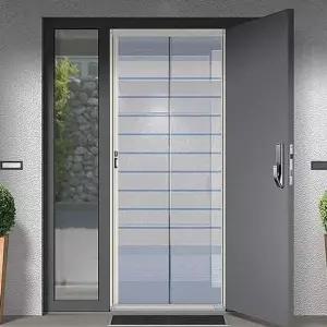 교체형 접이식 방충망 현관 알루미늄 자동문 모기장