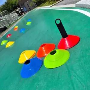 훈련용 스포츠 순발력 트레이닝 축구 접시콘 50P